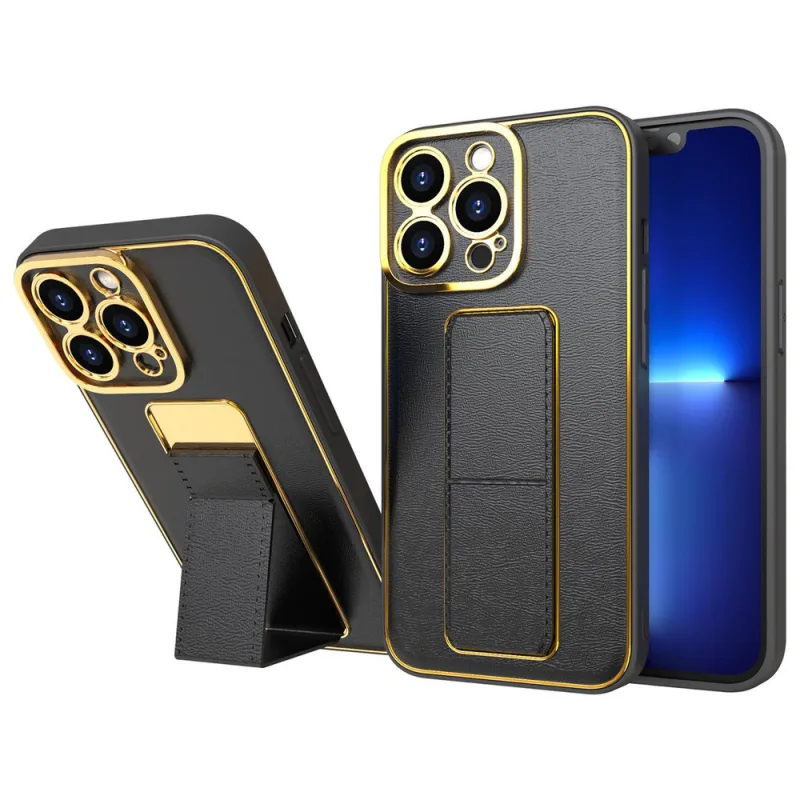 Nové puzdro Kickstand Case pre Samsung Galaxy A13 so stojanom čierne