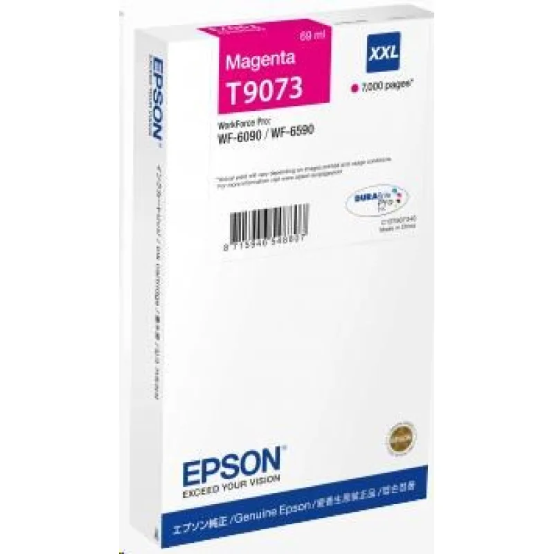 Atramentová kazeta EPSON WorkForce-WF-6xxx Purpurová XXL 69 ml C13T90734N