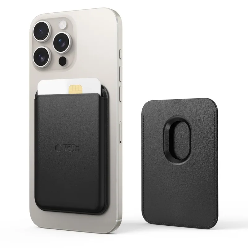 Puzdro na karty Tech-Protect MagWallet Magsafe - čierne