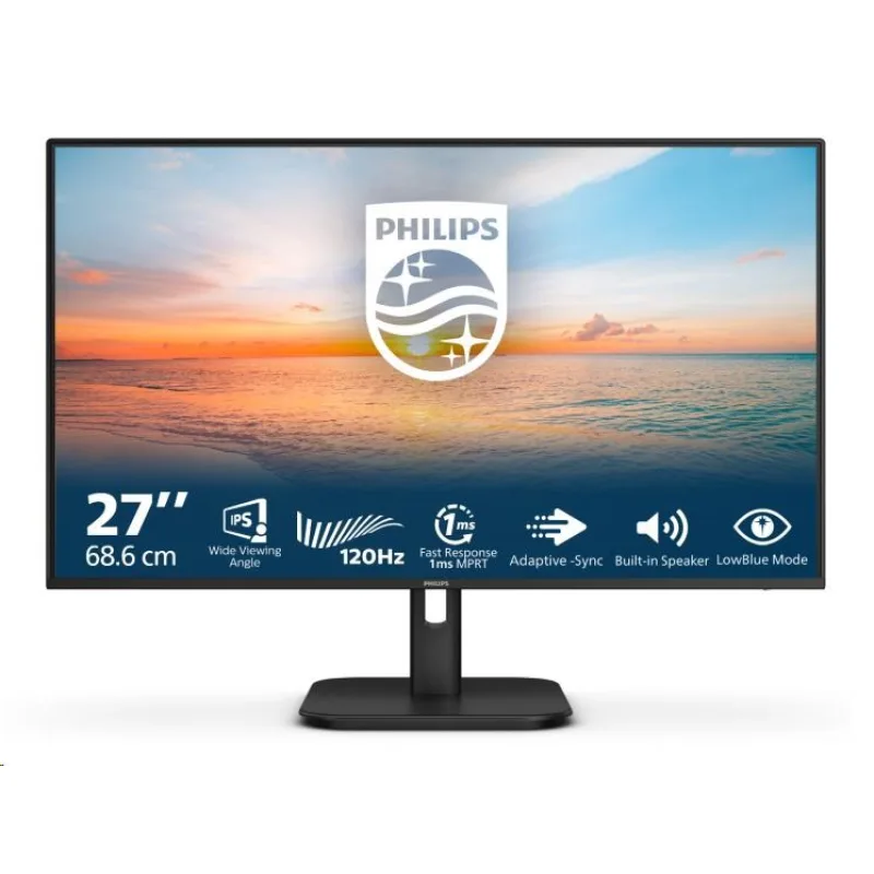 Philips/ 27E1N1200A/ 27"/ IPS/ FHD/ 120Hz/ 4ms/ Čierna/ 3R 27E1N1200A/00