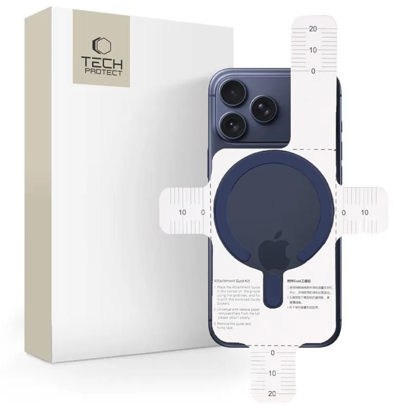 Magnetický krúžok MagSafe Tech-Protect MMP-200 na telefón – námornícka modrá