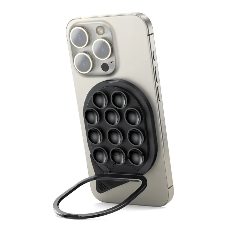 Držiak na smartfón Joyroom JR-ZS418 so stojanom a prísavkami s MagSafe – čierny