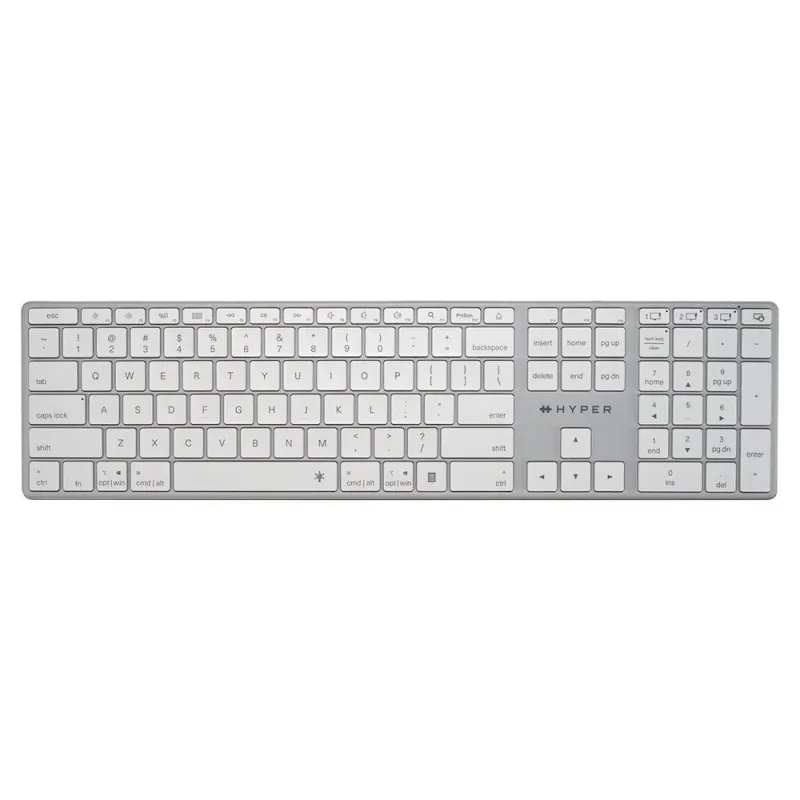 Hyper klávesnica HyperSpace Bluetooth Wireless Keyboard EN - Space Gray