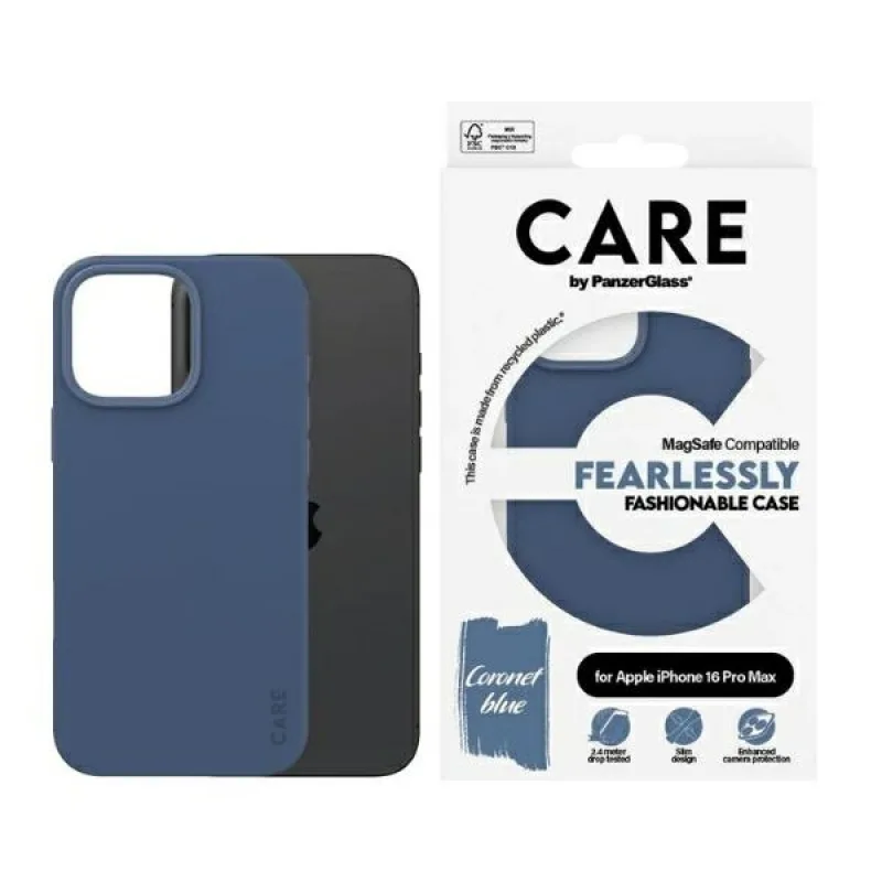 CARE by PanzerGlass Fashion Case iPhone 16 Pro Max 6,9" modro/modré MagSafe 1384