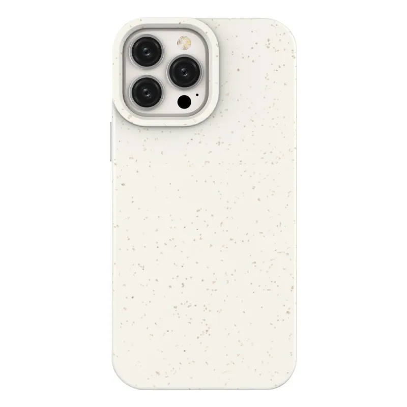 Eco Case obal na iPhone 14 Plus silikónový rozložiteľný kryt biely