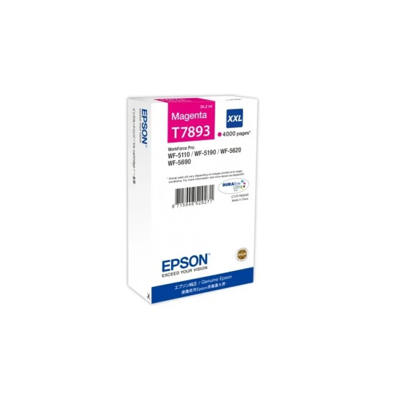 WF-5xxx Series Ink Cartridge XXL Magenta T7893 C13T789340