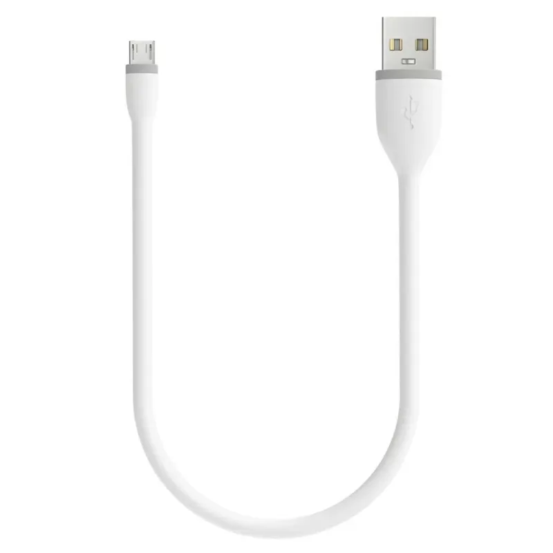 Satechi kábel Flexible USB to Micro USB 0.25m - White