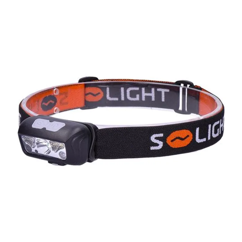 Solight LED čelové nabíjacie svietidlo, 150 + 100lm, biele a červené…