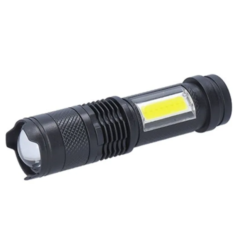 Solight LED nabíjacie vreckové svietidlo, 200lm, 3W, zoom, Li-Ion WN49