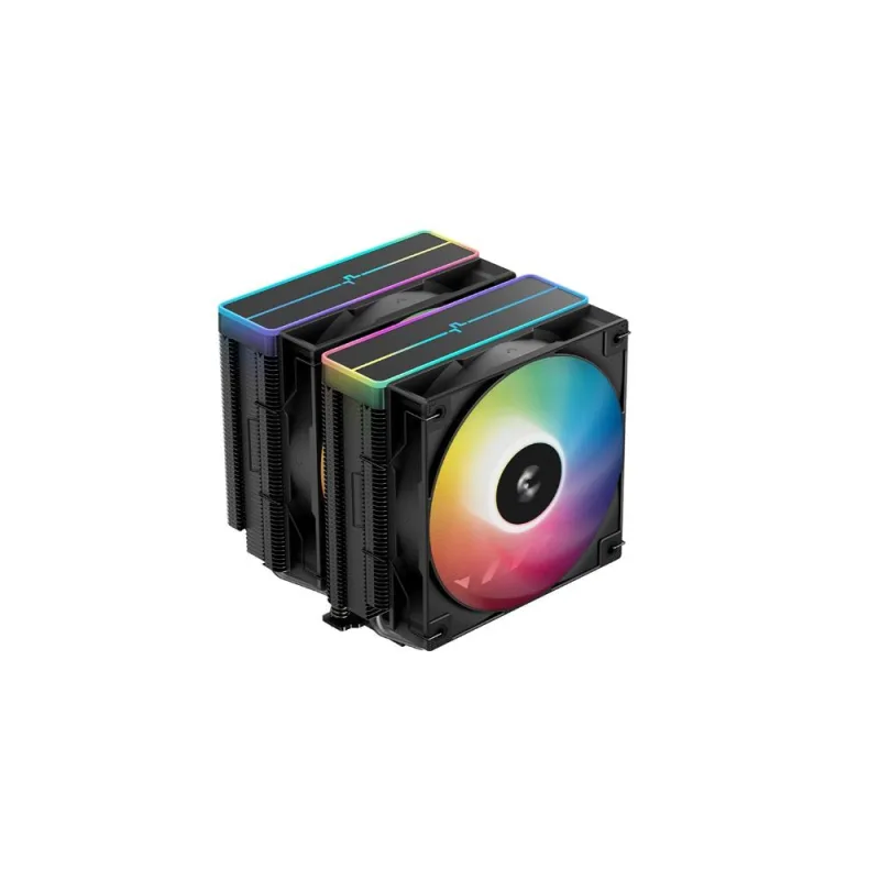 DEEPCOOL CPU Chladič AG620 BK ARGB V2, 2x120mm, LGA1851, AM5, černá…