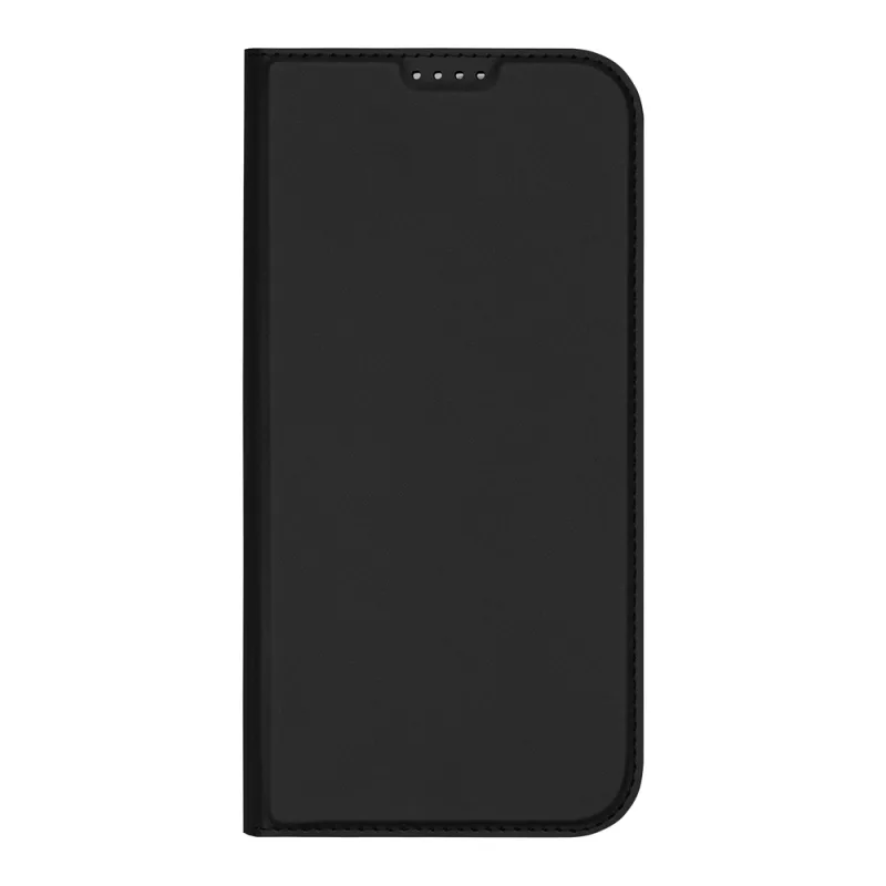 Puzdro Dux Ducis Skin Pro iPhone 16 Pro s flipom a slotom na kartu – čierne