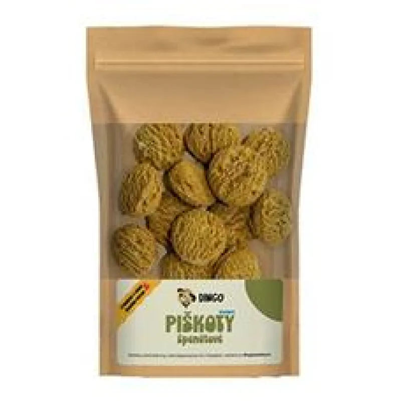 DINGO piškoty se špenátem bezlepkové 250g