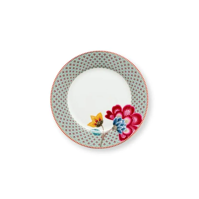 Pip Studio Blooming Tales talíř Ø23cm, modrý