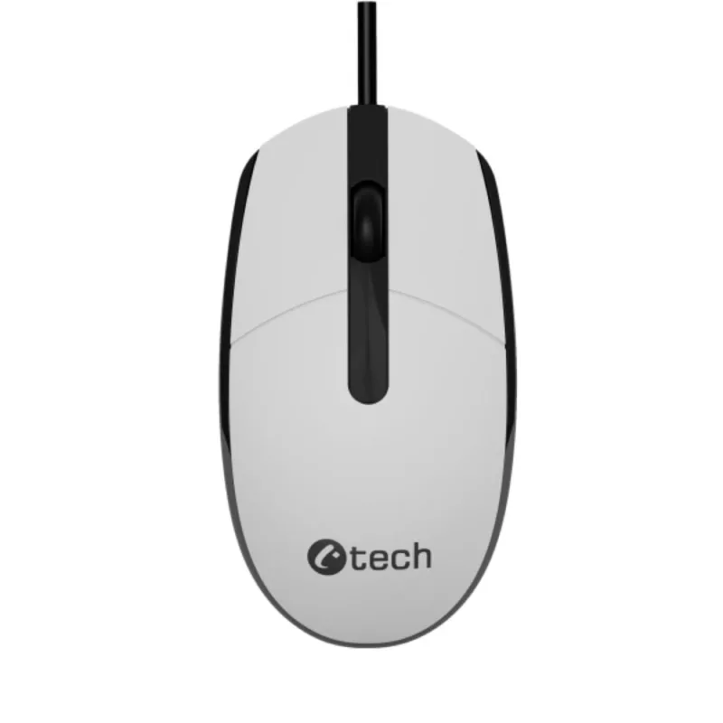 Myš C-TECH WM-10, čiernobiela, USB WM-10W