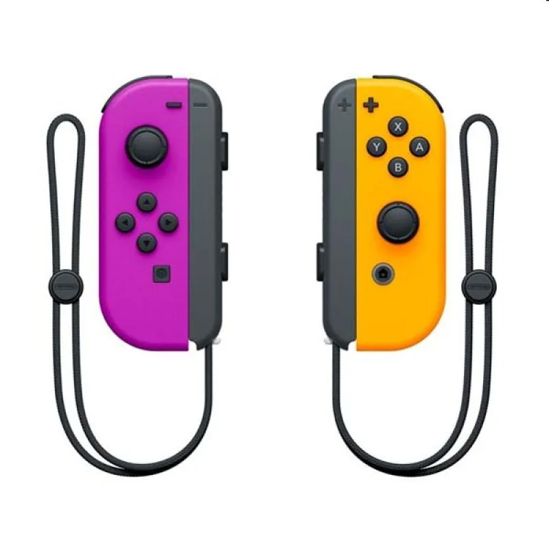 Gamepad Nintendo Joy-Con Pair Neon Purple Neon Orange HAC-A-JAQAA