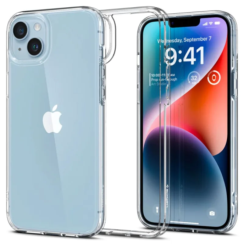 Puzdro Spigen Ultra Hybrid iPhone 14 – priehľadné