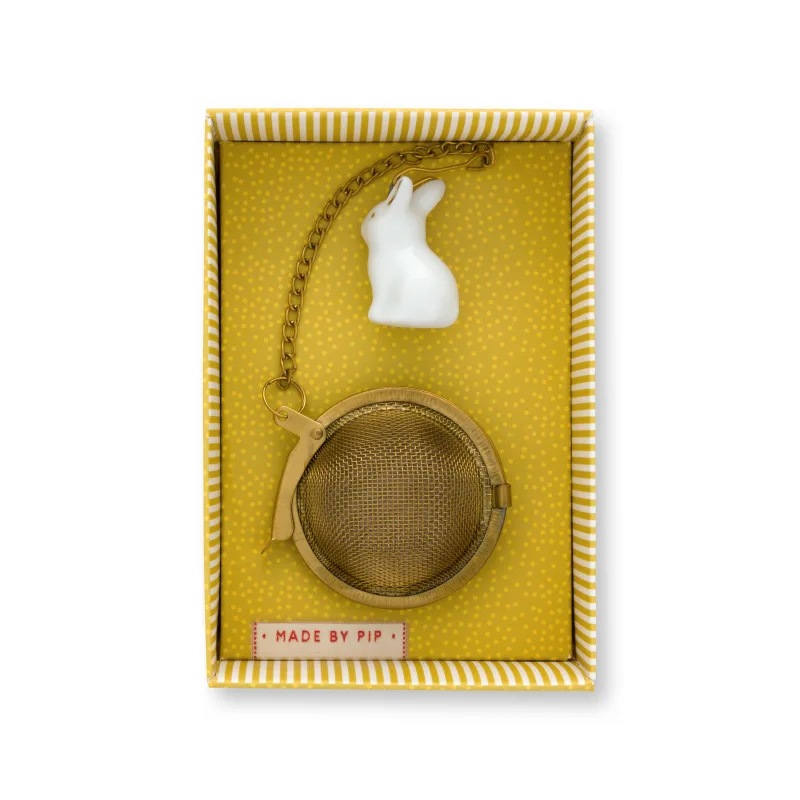 Pip Studio La Majorelle čajítko, bílo-zlaté