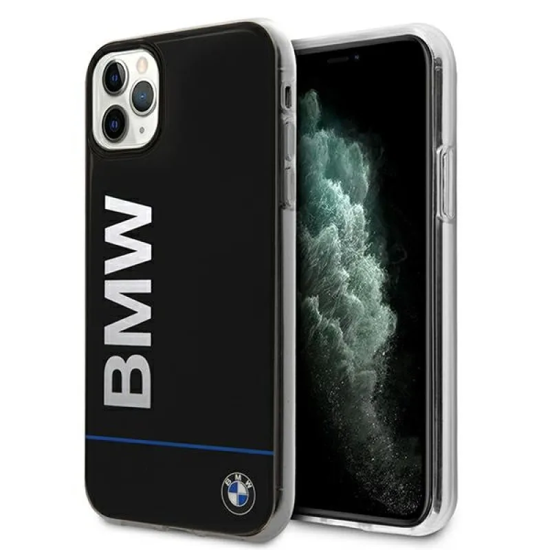 Puzdro BMW Signature Printed Logo pre iPhone 11 Pro Max – čierne