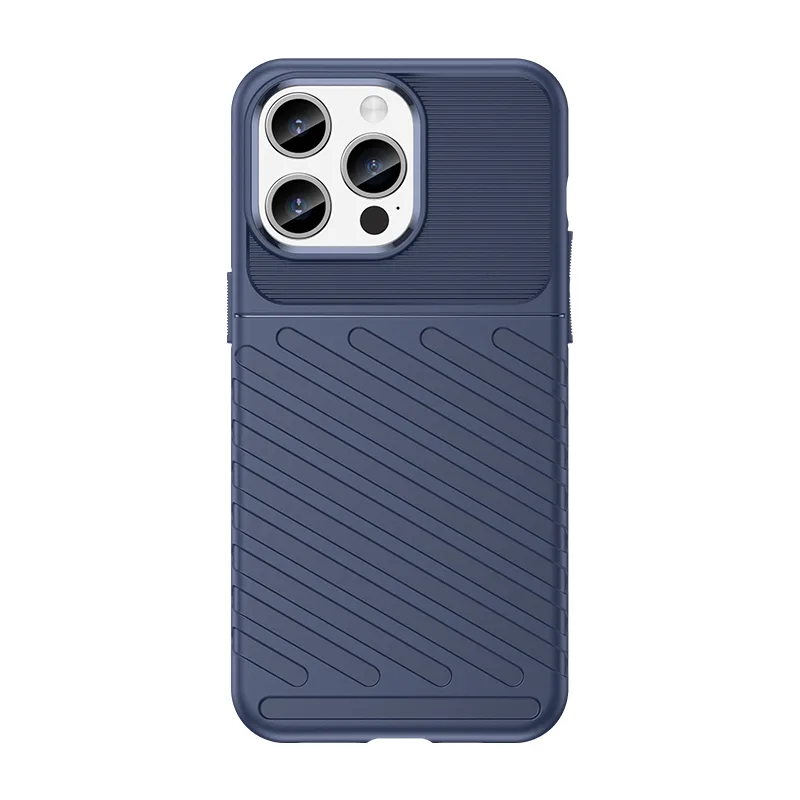 Pancierové puzdro iPhone 15 Pro Max Thunder Case – modré