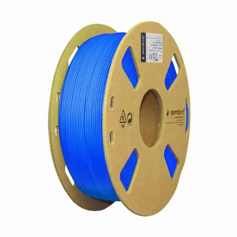 GEMBIRD Tlačová struna (filament) PLA, 1, 75 mm, 1 kg, modrá 3DP-PLA1…
