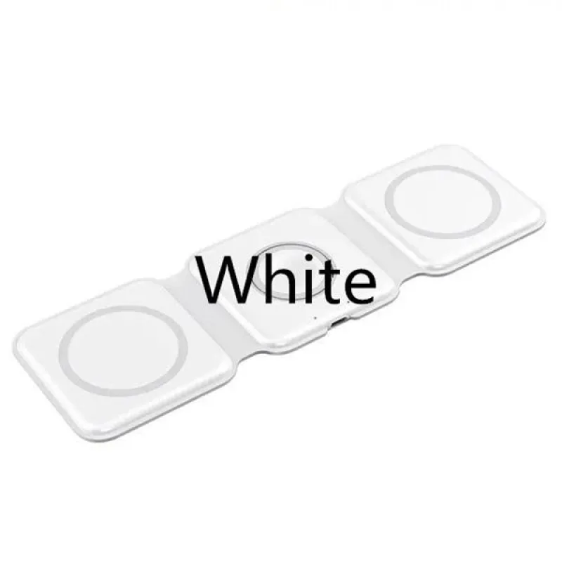 1stCOOL Qi bezdrôtová prenosná nabíjačka 3v1, MagSafe, biela, USB-C…