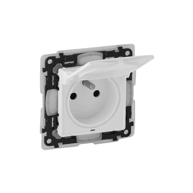 Legrand VALENA LIFE ZÁSUVKA 2P+T S DETSKOU OCHRANOU IP44 BIELA 753179
