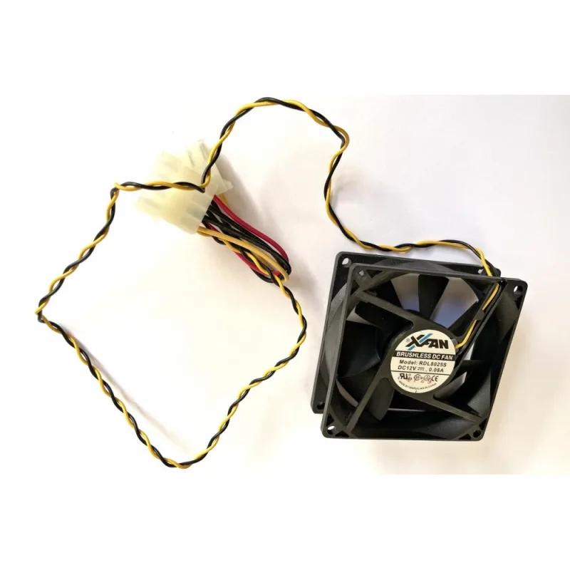 EUROCASE ventilátor 80mm, 12V/ 0, 08A (molex) 841451901075