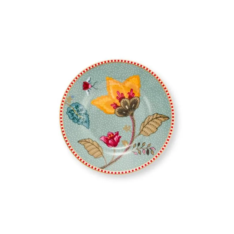 Pip Studio Blooming Tales talíř Ø12cm, modrý