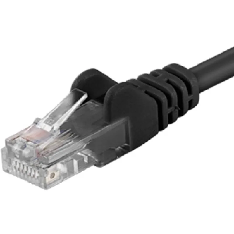 Patch kábel UTP RJ45-RJ45 level 5e 7m čierna sputp070C