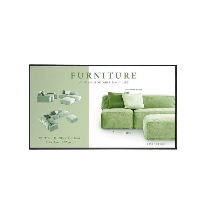 55" LG LED 55UM5N-H - UHD, 500cd, IPS, OPS, 24/ 7 55UM5N-H.AEU