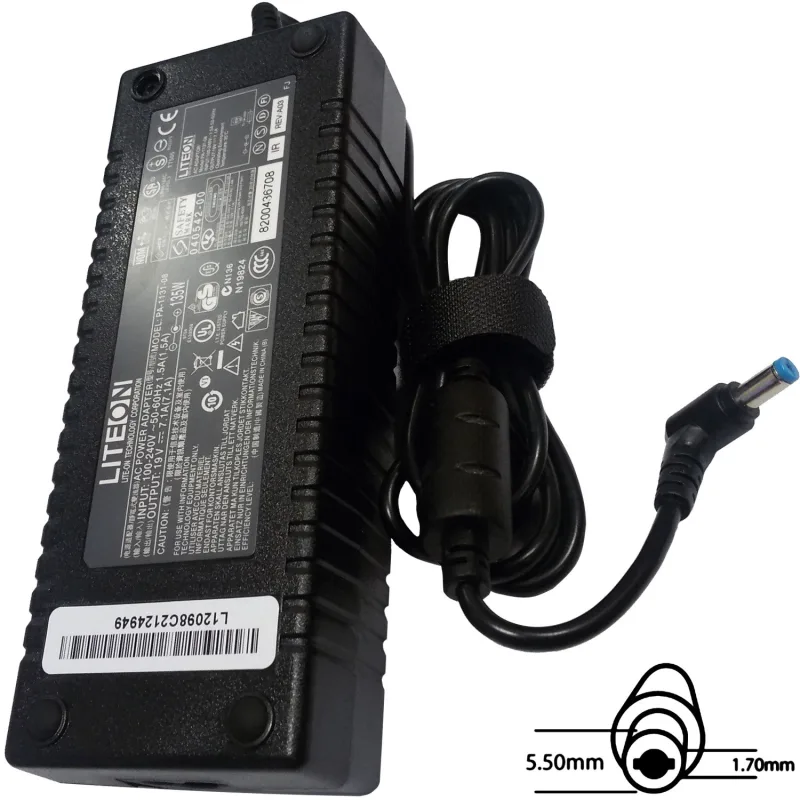 Acer orig. NTB adaptér 135W19V AC 5.5x1.7 mm (bez sieťovej šnúry) 77011164