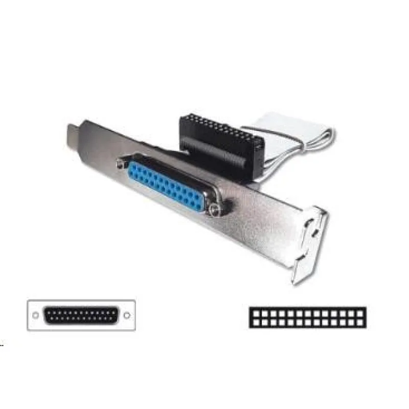 PREMIUMCORD záslepka 1x paralelný port (LPT držiak Canon 25F) kppp