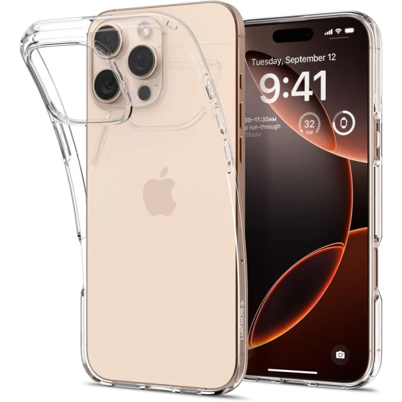 Puzdro Spigen Liquid Crystal iPhone 16 Pro – priehľadné