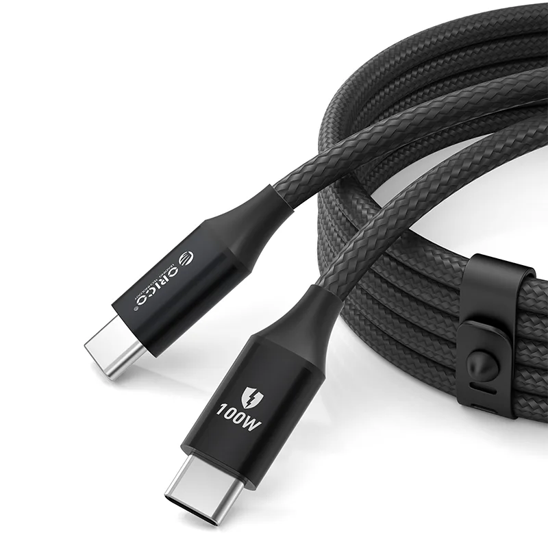 Orico CDX 100W 5A Power Delivery USB-C - USB-C kábel 1m - čierny