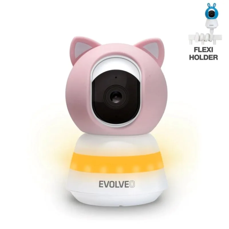 EVOLVEO Baby Monitor LUX- Múdra 360 ° videoopatrovateľka s nočným videním…