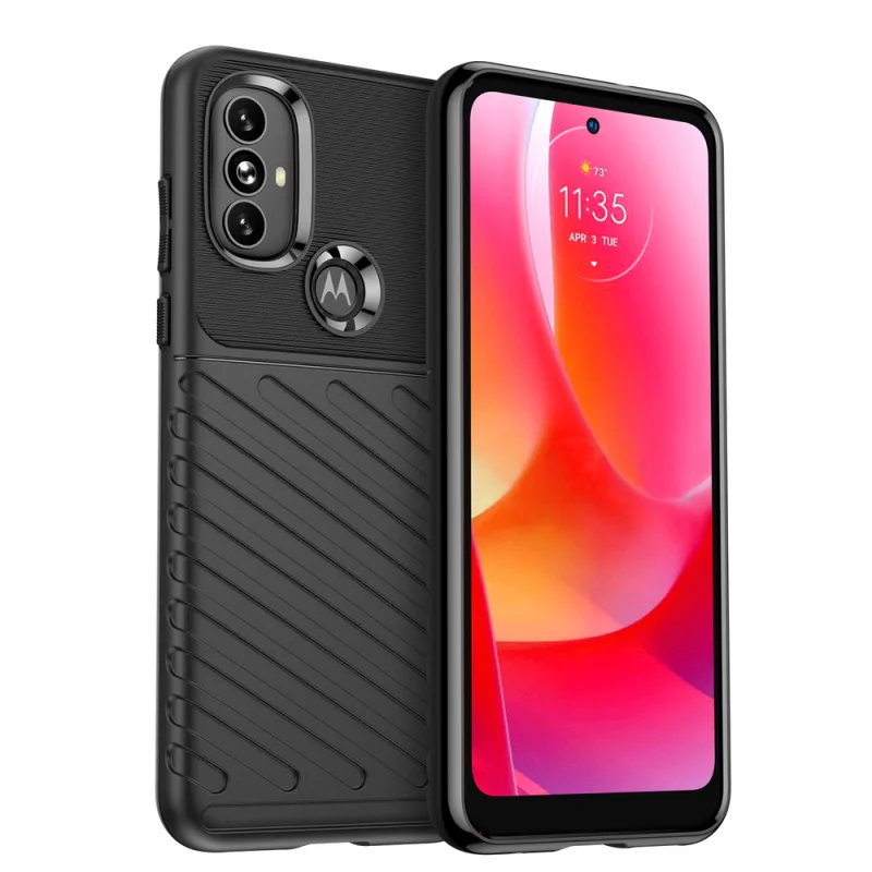 Flexibilný pancierový kryt Thunder Case pre Motorola Moto G Power 2022 čierny