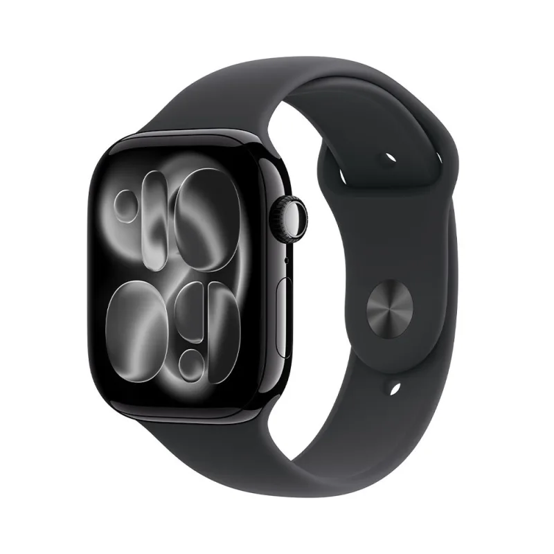 Apple Watch Series 11 GPS 42mm Klavírny čierny hliník s čiernym športovým remienkom - S/M
