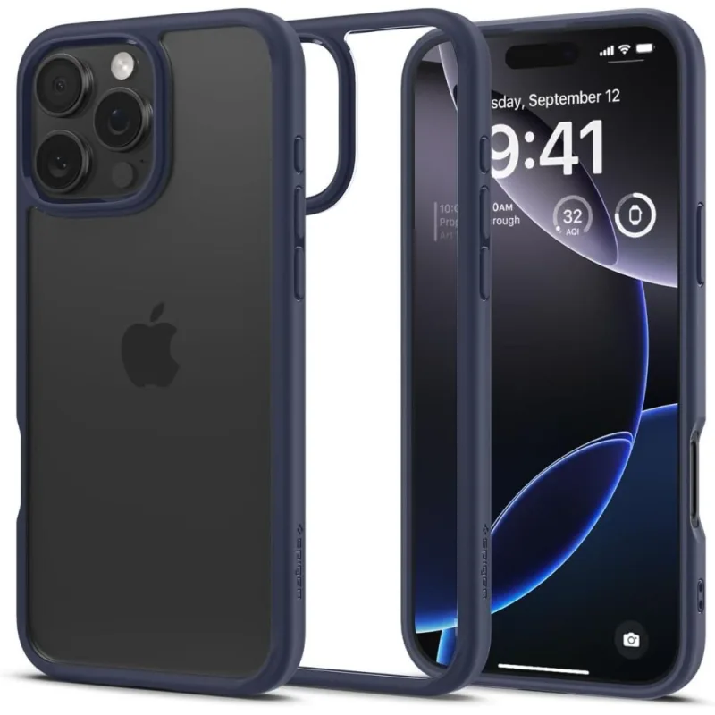Puzdro Spigen Ultra Hybrid iPhone 16 Pro Max – modré
