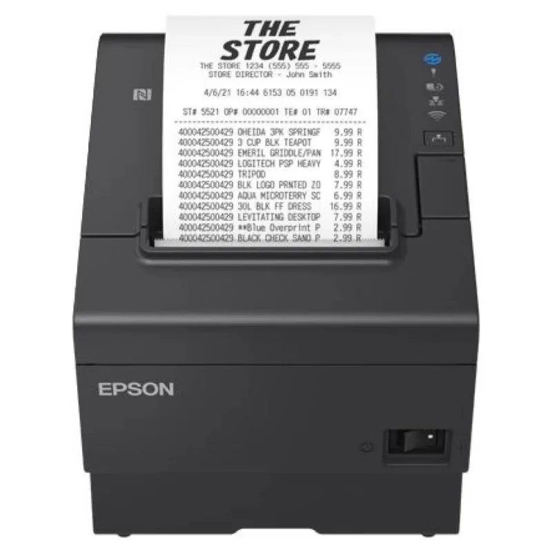 Epson TM-T88VII, USB, USB Host, RS232, Ethernet, ePOS, black…