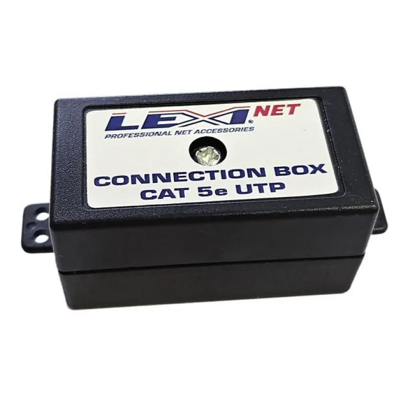 LEXI-Net Spojovací box MINI UTP Cat5E narážecí, černá SPBOXC5E-1