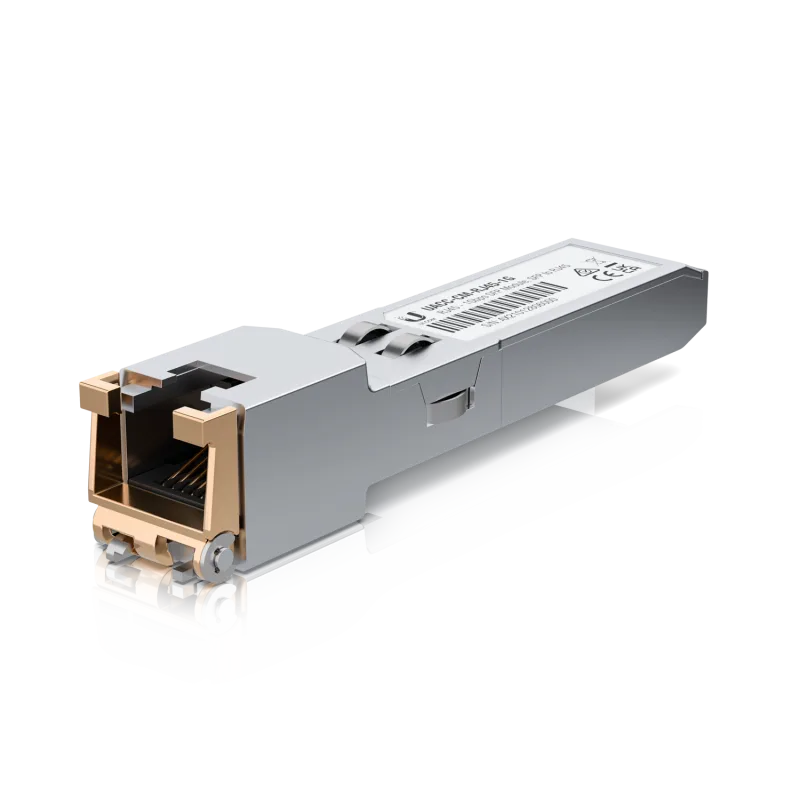 Ubiquiti UFiber UACC-CM-RJ45-1G SFP 1G modul, (RJ45 konektor) 1-pack