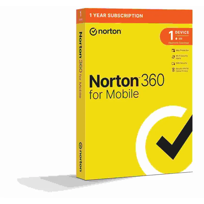 NORTON 360 MOBILE 1 používateľ pre 1 zariadenie na 1 rok ESD 21426893