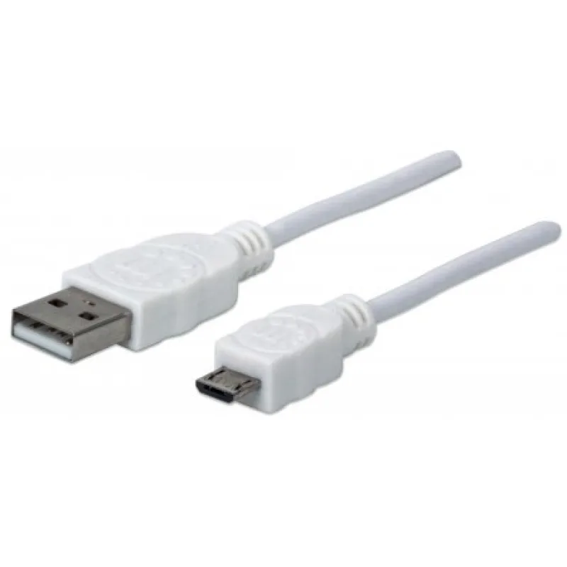 MANHATTAN Pripojovací kábel USB 2.0 A samec / Micro-B samec, 1 m, …