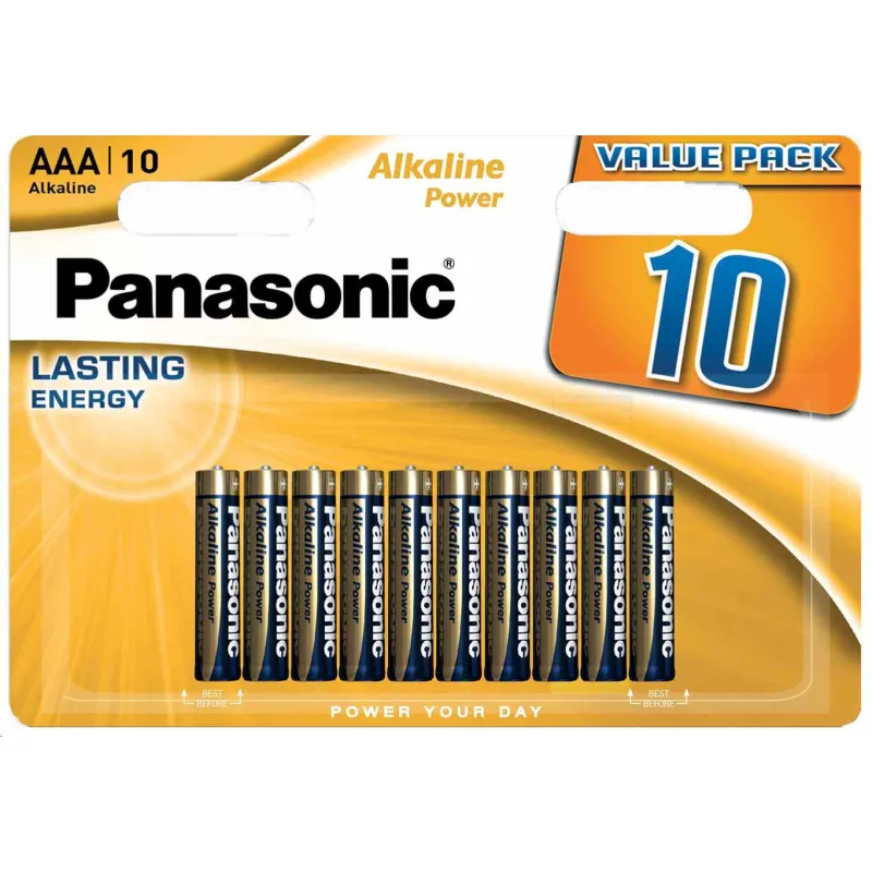 PANASONIC Alkalické baterie Alkaline Power LR03APB/ 10BW AAA 1, 5V …