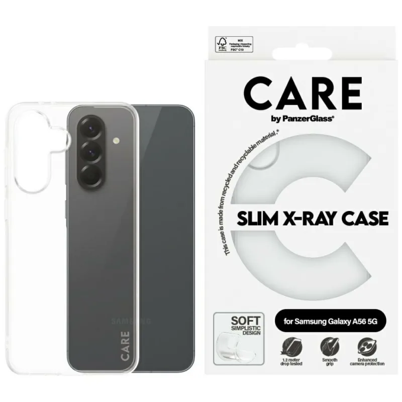 CARE by PanzerGlass Fashion X-Ray Case pre Samsung Galaxy A56 5G – priehľadné