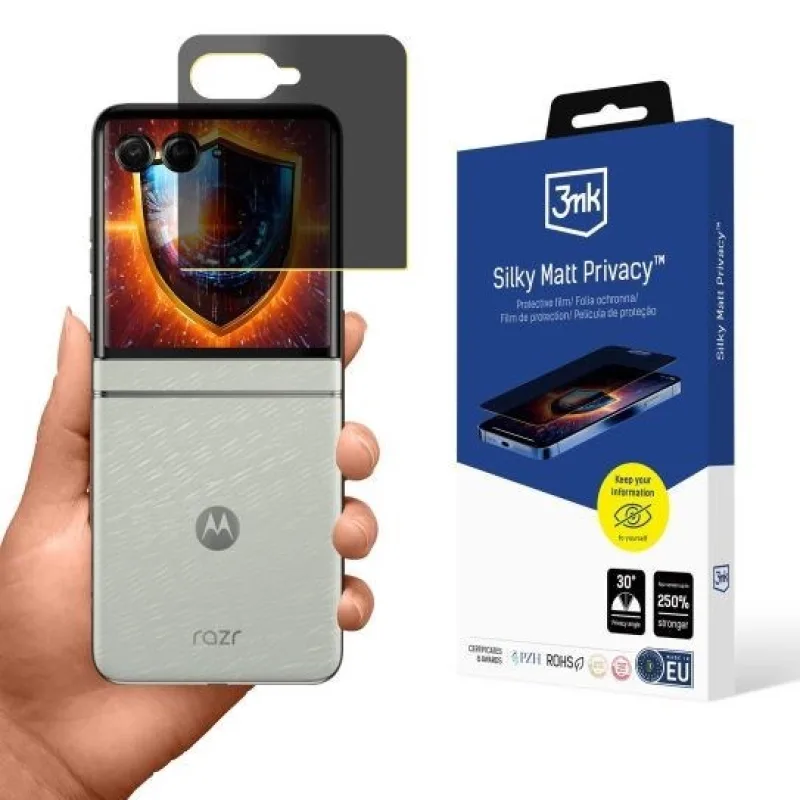 3mk ochranná folie Silky Matt Privacy pro Motorola Razr 60 5903108662345