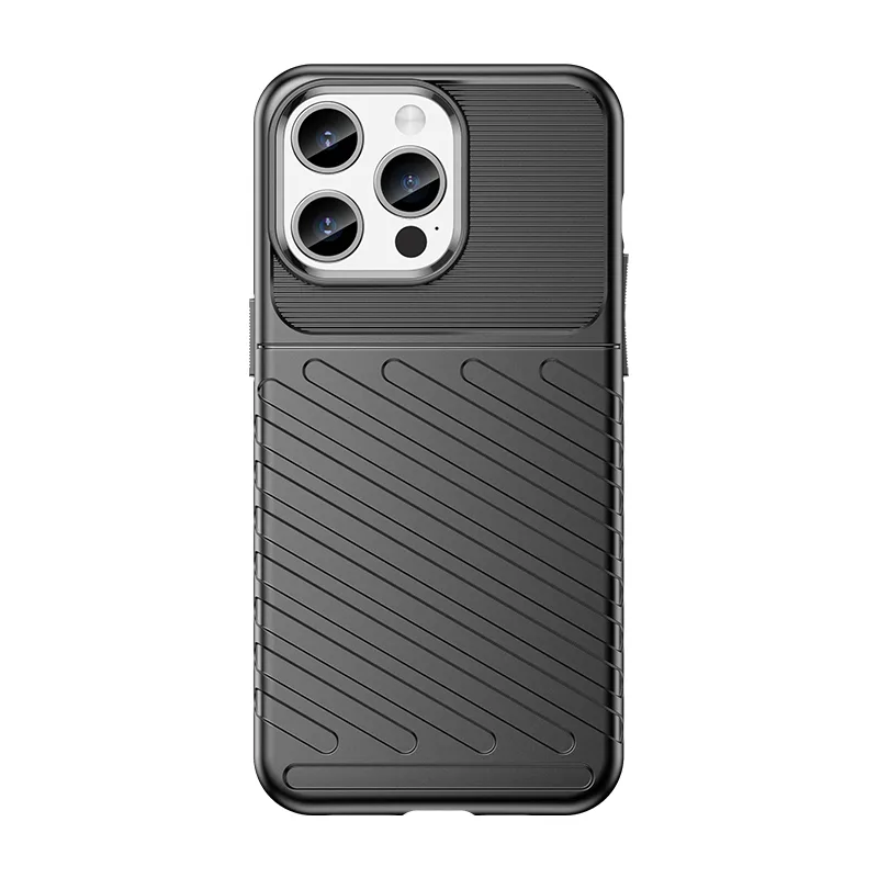 Pancierové puzdro iPhone 15 Pro Max Thunder Case – čierne