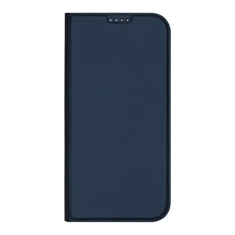 Puzdro Dux Ducis Skin Pro iPhone 16 Pro Max s flipom a slotom na kartu – modré