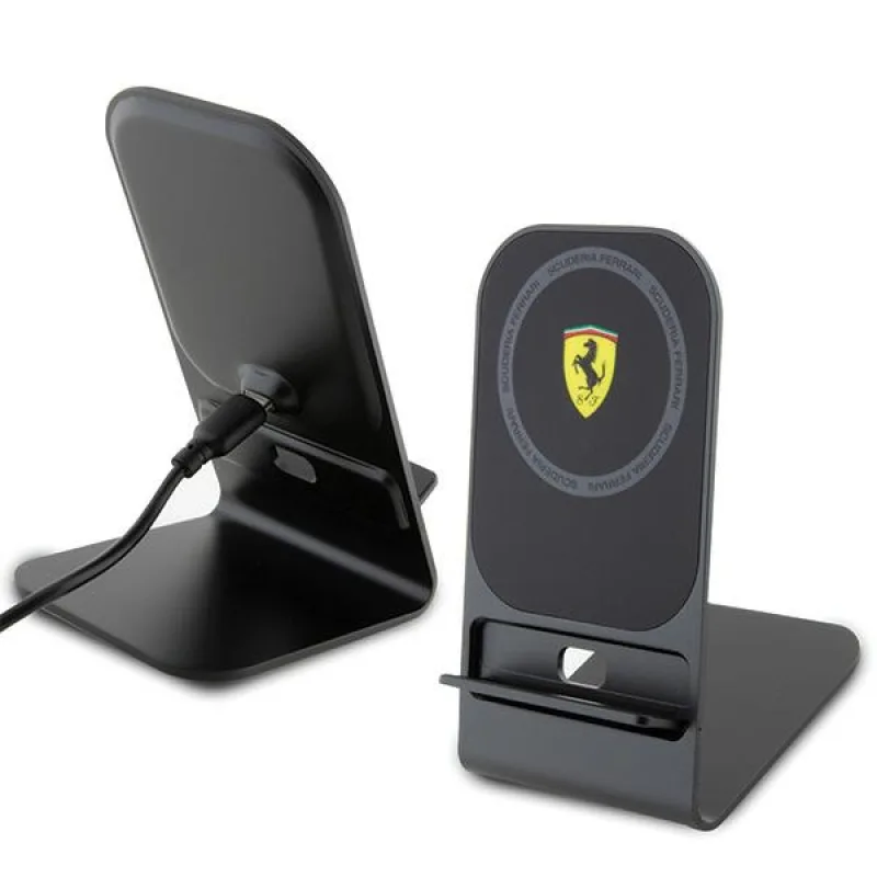 Ferrari pekné. indukcia FEMFBMALK 15W black/black 2023 Collection MagSafe