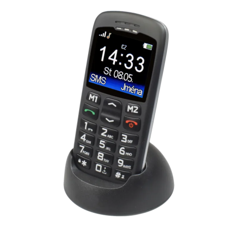 ALIGATOR A670 Senior čierny + stol.nab. A670B